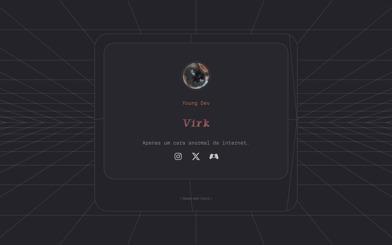 Carrd profile picture for @virk